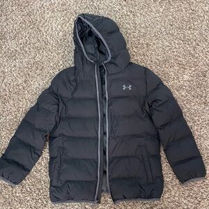 Under Armour Kids Charcoal Puffer Jacket